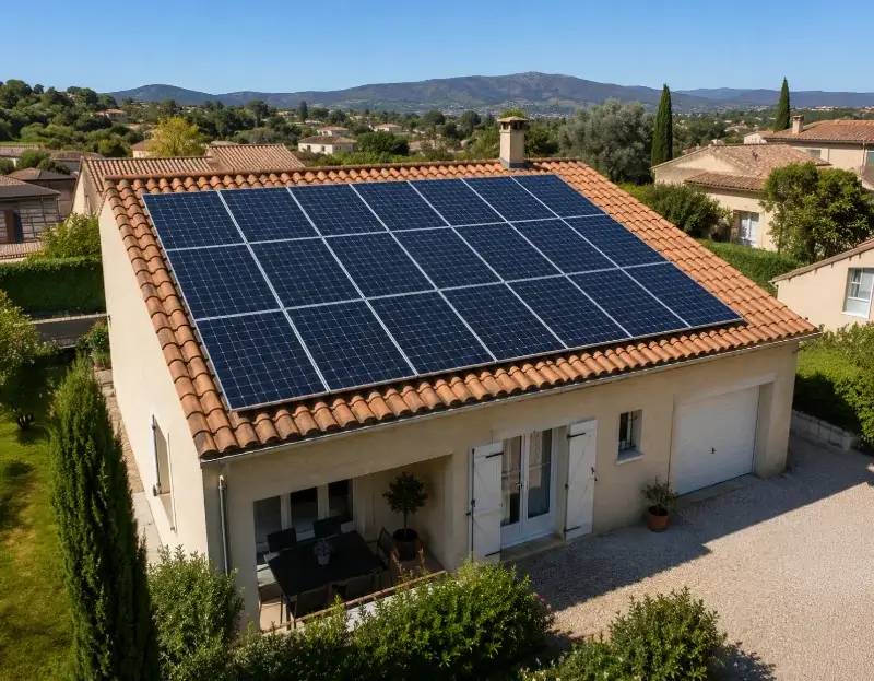 Prime à l'autoconsommation panneaux solaires Puissalicon — aide financière de l'État